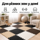 Мягкий пол-пазл IVN EVA 50×50×1 см, 12 плиток, 3 м², наборное модульное покрытие