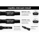 Палки для треккинга и походов Anti-Shock 65–135 см, телескопические, комплект 2 шт., черные