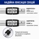 Палиці для трекінгу та походів Anti-Shock 65–135 см, телескопічні, комплект 2 шт