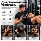 Мяч медбол для фитнеса и силовых тренировок 4 кг, 22 см, черный