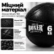 Мяч медбол для фитнеса и силовых тренировок 6 кг, 26 см, черный