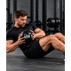 Мяч медбол для фитнеса и силовых тренировок 6 кг, 26 см, черный