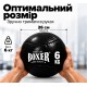 Мяч медбол для фитнеса и силовых тренировок 6 кг, 26 см, черный