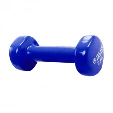 Гантель для фитнеса 2кг (1шт) цвет синий Z-2,0-B