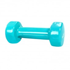 Гантель для фитнеса 2кг (1шт) цвет бирюзовый Z-2,0-Т