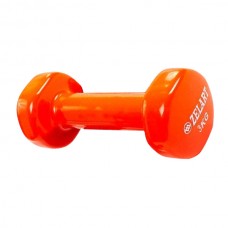 Гантель для фитнеса 3кг (1шт) цвет оранжевый Z-3,0-OR
