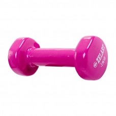 Гантель для фитнеса 3кг (1шт) цвет фиолетовый Z-3,0-V