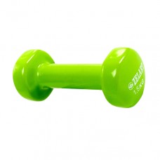 Гантель для фитнеса 1,5кг (1шт) цвет салатовый Z-1,5-LG