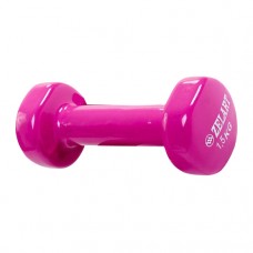 Гантель для фитнеса 1,5кг (1шт) цвет фиолетовый Z-1,5-V
