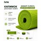 Килимок для фітнесу та йоги 150×50 см товщина 8 мм тренувальний зелений