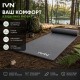 Килимок туристичний двошаровий IVN ППЕ 200×75×1.2 см для походів, кемпінгу та риболовлі