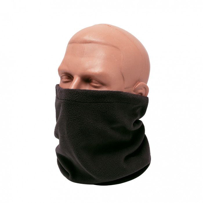 Шапка-трансформер флісова IVN - маска, шапка, шарф-баф колір чорний