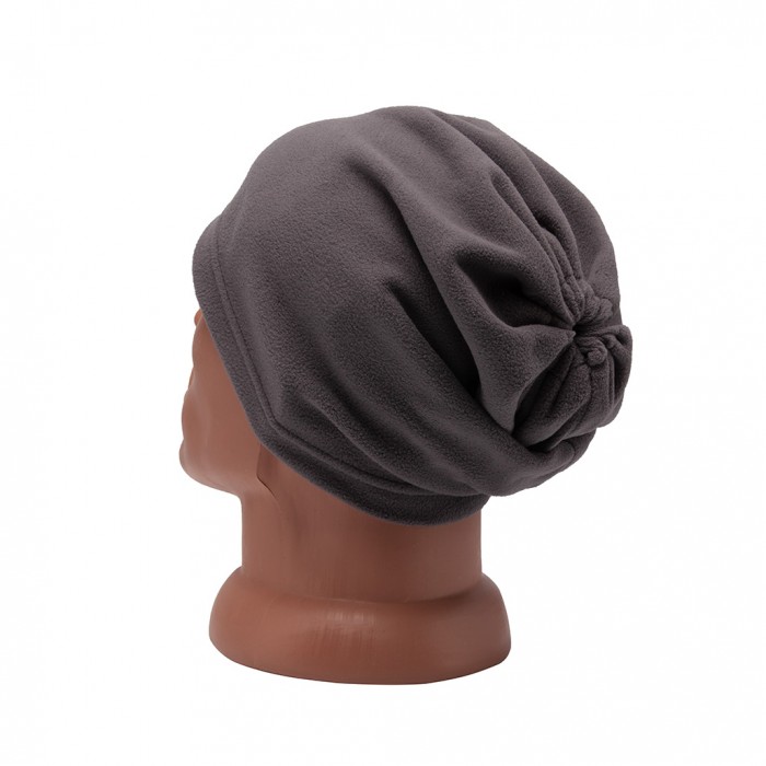 Шапка-трансформер флісова IVN - маска, шапка, шарф-баф колір сірий
