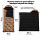 Спальный мешок IVN Pixel Wide 90 220×90 см флисовый, утепленный, пиксель