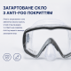 Маска для плавання та дайвінгу доросла, загартоване скло, Anti-Fog, силікон, прозора