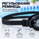 Окуляри для плавання підліткові з берушами у футлярі, чорні