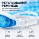 Очки для плавания подростковые с берушами в футляре, голубые